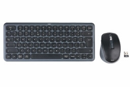 Hama WKM-500 Czarno-szary Zestaw mysz i klawiatura
