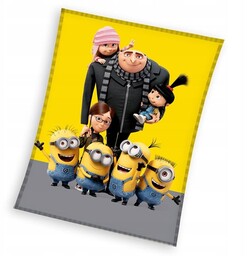 Koc pluszowy Minionki 4 ''Gru i Minionki: pod
