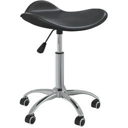 Elior Czarny obrotowy regulowany taboret H0-Z98