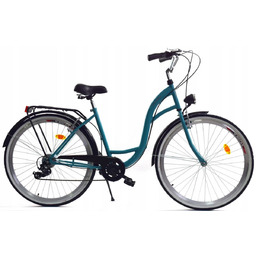 Rower miejski damski z przerzutkami DALLAS BIKE 26