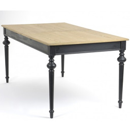 Stół w Stylu Prowansalskim Livio Czarny