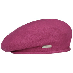 Czapka Baskijska Cotton by Seeberger, fiolet, One Size