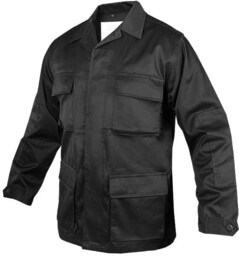 Mil-Tec Bluza sportowa Polowa BDU Czarna - Czarny