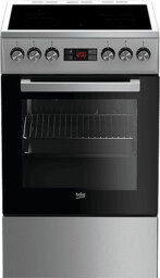 Kuchnia elektryczna ceramiczna BEKO FSM57300GX 50 cm srebrno-czarna