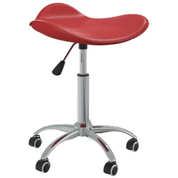 Elior Obrotowy taboret regulowany czerwone wino D6-L93