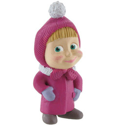 Masza i Niedźwiedź, figurka Masza zimowa