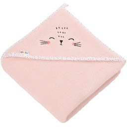 Akuku Ręcznik Kąpielowy Frote Kaptur Różowy