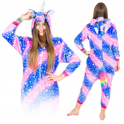 KOSTIUM CIEPŁA PIŻAMA KOMBINEZON ONESIE KIGURUMI JEDNOCZĘŚCIOWA DRES