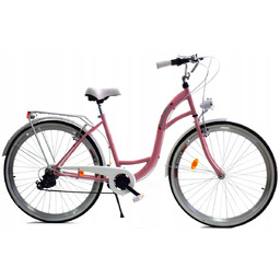 Rower miejski damski z przerzutkami DALLAS BIKE 26