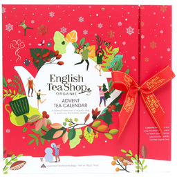 English Tea Shop Kalendarz adwentowy ze wstążką Red