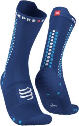 COMPRESSPORT Skarpetki rowerowe ProRacing Socks V4 Bike niebieskie