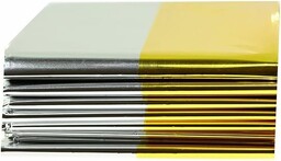 Unbekannt Koc ratunkowy, złota-srebrna folia 160 x 210