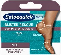 Salvequick plastry na pęcherze Blister Rescue - MIX