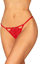 Obsessive Ingridia Crotchless Thong Red