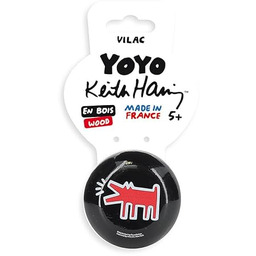 Vilac- Yoyo Wilk Keith Haring, 9222, Wielokolorowy