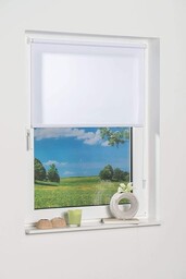 K-home 541780-7 Miniroleta z mocowaniem zaciskowym, biała, światło