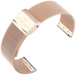 Bransoleta mesh 22mm rosegold z teleskopami