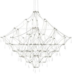 Lampa wisząca CONSTELATION 120 - LED, stal szczotkowana