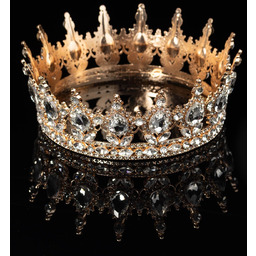 KORONA ŚLUB ozdoba do włosów diadem ŚLUBNY KRYSZTAŁY