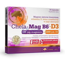 Olimp Chela-Mag B6 + D3 x30 kapsułek