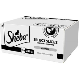 SHEBA Selection Select Slices Drobiowe smaki w sosie