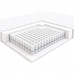 Materac 160x200 Step Hilding twardy sprężynowy