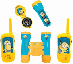 Lexibook, Zestaw Przygodowy Minionki Z Krótkofalówkami, Lornetką