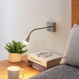 Lindby - Jolka LED Lampa Ścienna Nickel