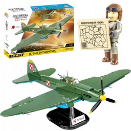 Klocki Cobi 5744 Samolot IL-2M3 Shturmovik Polski