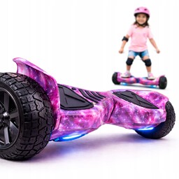 Elektryczna Deskorolka dwukołowa Terenowa Hoveboard 6,5 Bluetooth Led