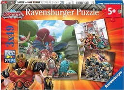 Ravensburger 5016 Gormiti puzzle, wielokolorowe, 3 x 49