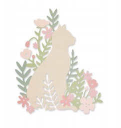 WYKROJNIK do papieru Sizzix Thinlits - Meadow Cat