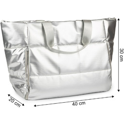 TOREBKA Damska Alessio PIKOWANA TORBA KLASYCZNA Shopper QUILTED