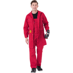 FM - Fartuch ochronny typu Master - czerwony