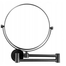 Lusterko Kosmetyczne Obrotowe Czarny Mat Stella 22.01130-B