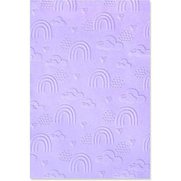 Sizzix Multi-Level Textured Impressions Embossing Folder Rainbow Sky