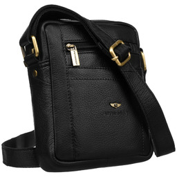 Saszetka męska z naturalnej skóry Peterson PTN 2505840-NDM