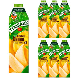 Tymbark Nektar banan 1 l x 6 sztuk