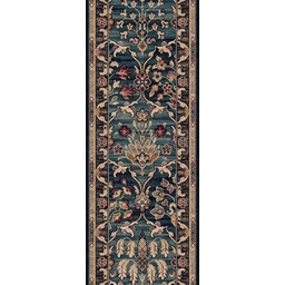 Chodnik wełniany Agnella Isfahan Amara szmaragd