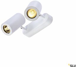 ENOLA_B lampa ścienna lub sufitowa dwupunktowa tuba biała