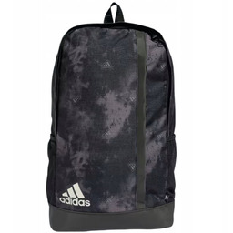 Plecak adidas Linear Graphic czarno-szary IS3783