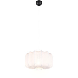 Trio Leuchten Lampa wisząca Japandi czarna z białym