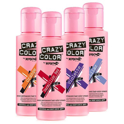 Crazy Color, toner odżywczy do włosów, Black -