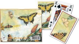 Karty Tulipany i motyle - 2 talie Piatnik