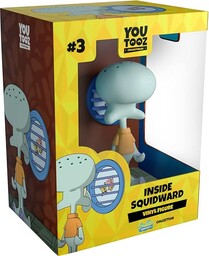 Wewnątrz figurka winylowa Squidward, 10 cm Squidward Collectible,