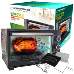 Mini piekarnik Esperanza Napoli 25 l czarny