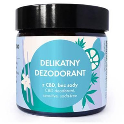 LULLALOVE Delikatny dezodorant z CBD w kremie, 60ml