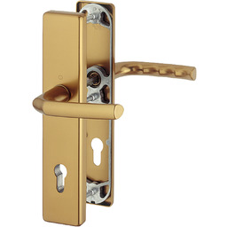 Klamka-klamka Birmingham długi szyld kolor starego złota