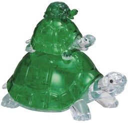 Crystal puzzle Żółwie