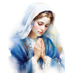 Plakat religijny Matka Boża